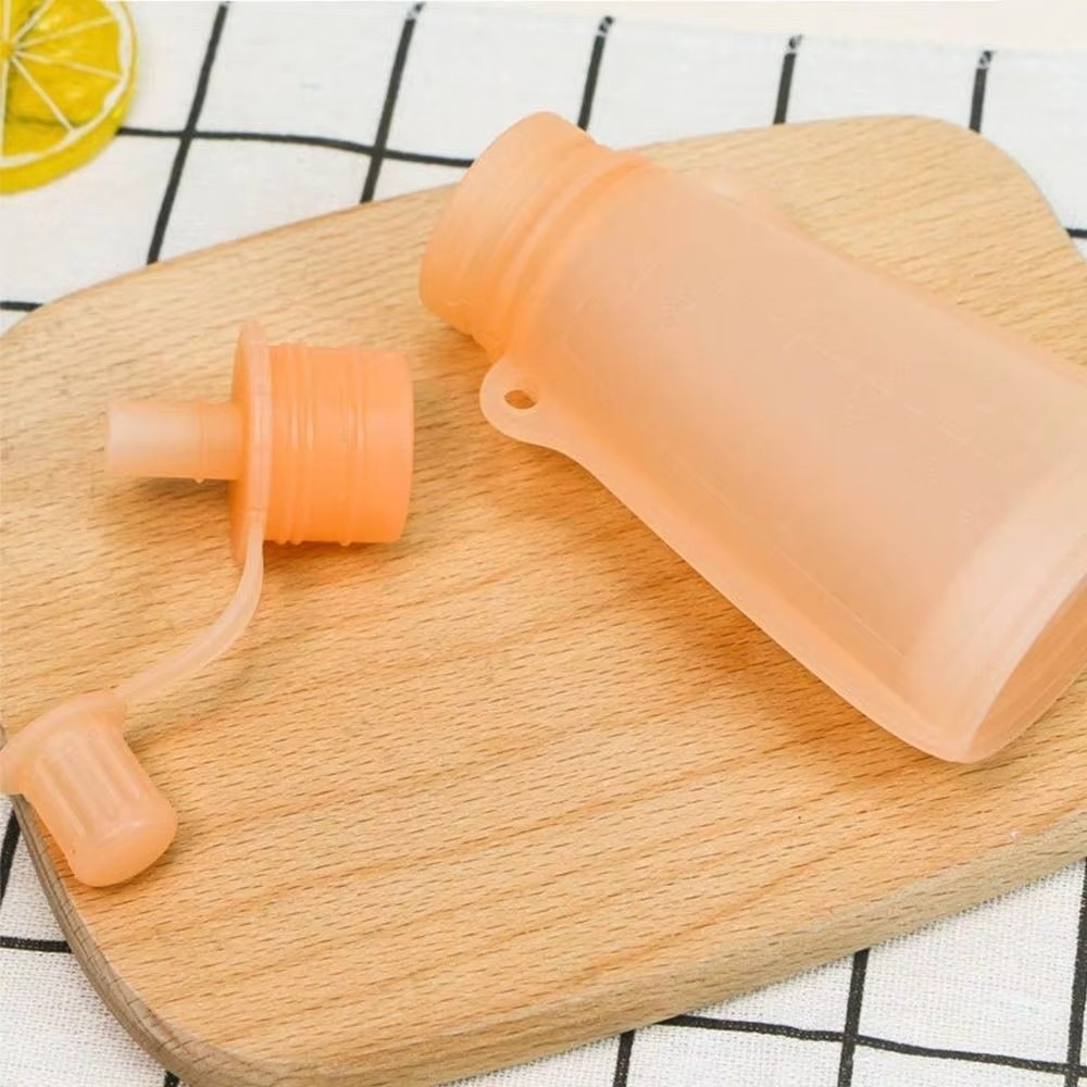 Baby Food Pouches Reusable - كيس طعام خالٍ من مادة BPA،
