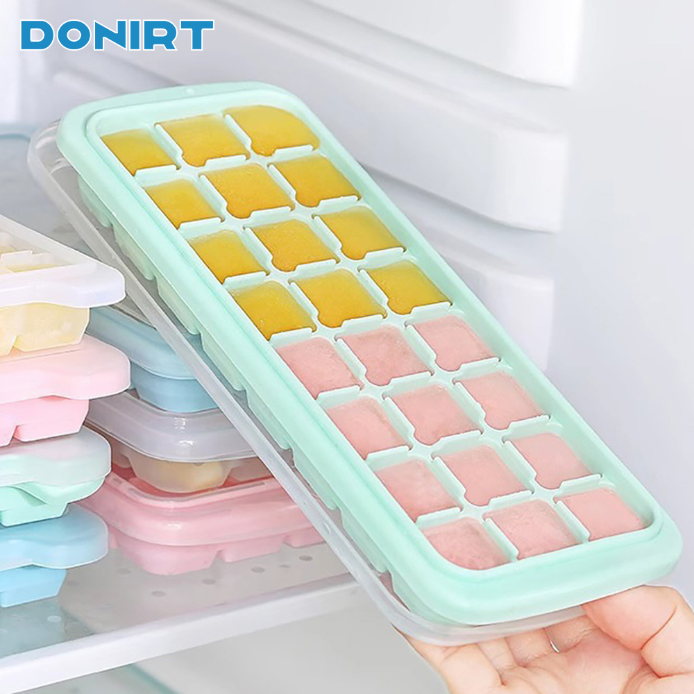 Baby Food Jelly - 24 مكعبات سيليكون آيس كيوب صينية