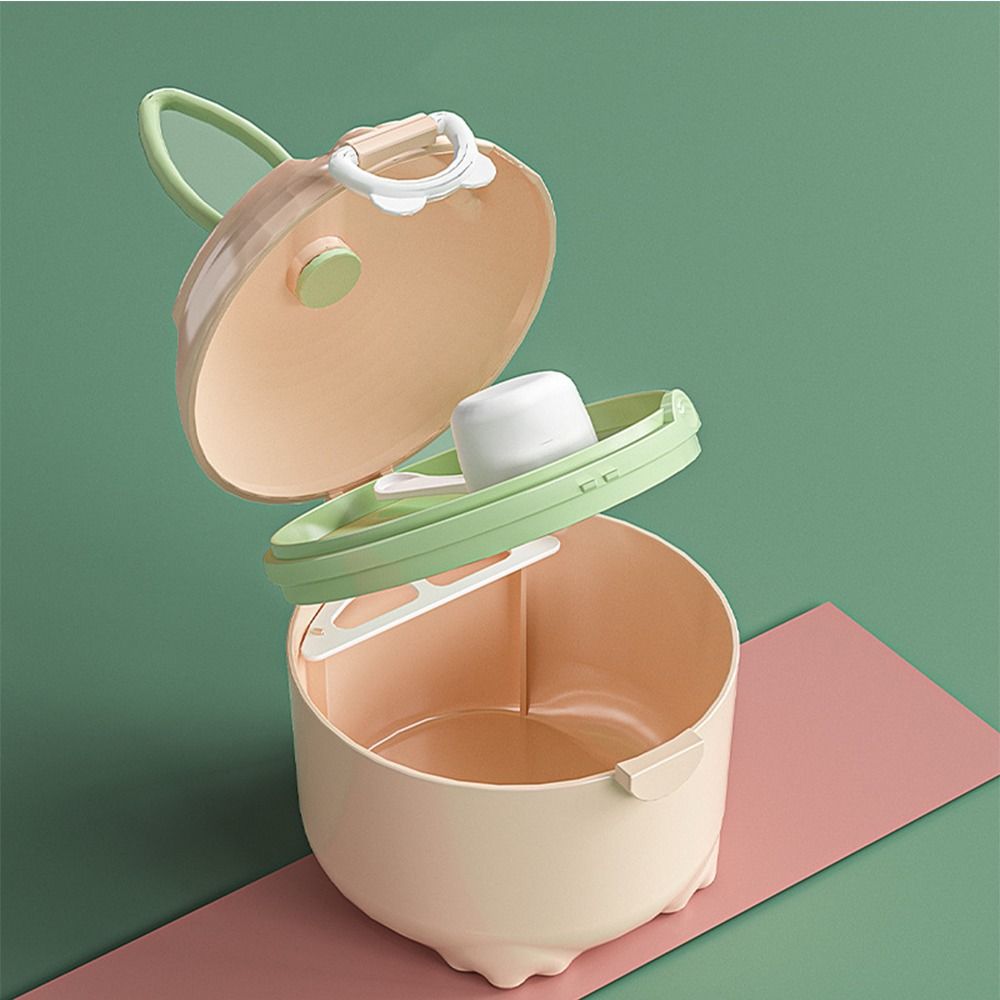 Baby Food Essentials - ملعقة الكرتون الحليب مسحوق تغذية علب