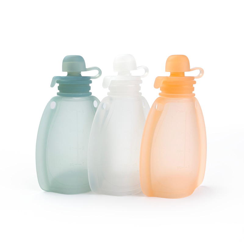 Baby Food Pouches Reusable - أكياس أغذية الأطفال، أكياس تخزين الضغط