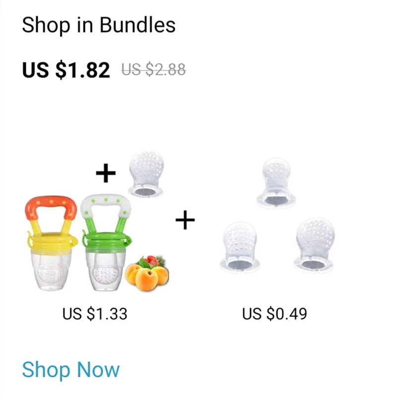 الأطعمة الطازجة القضم الطفل ال - مراجعة Baby Food Net Feeder وسعره