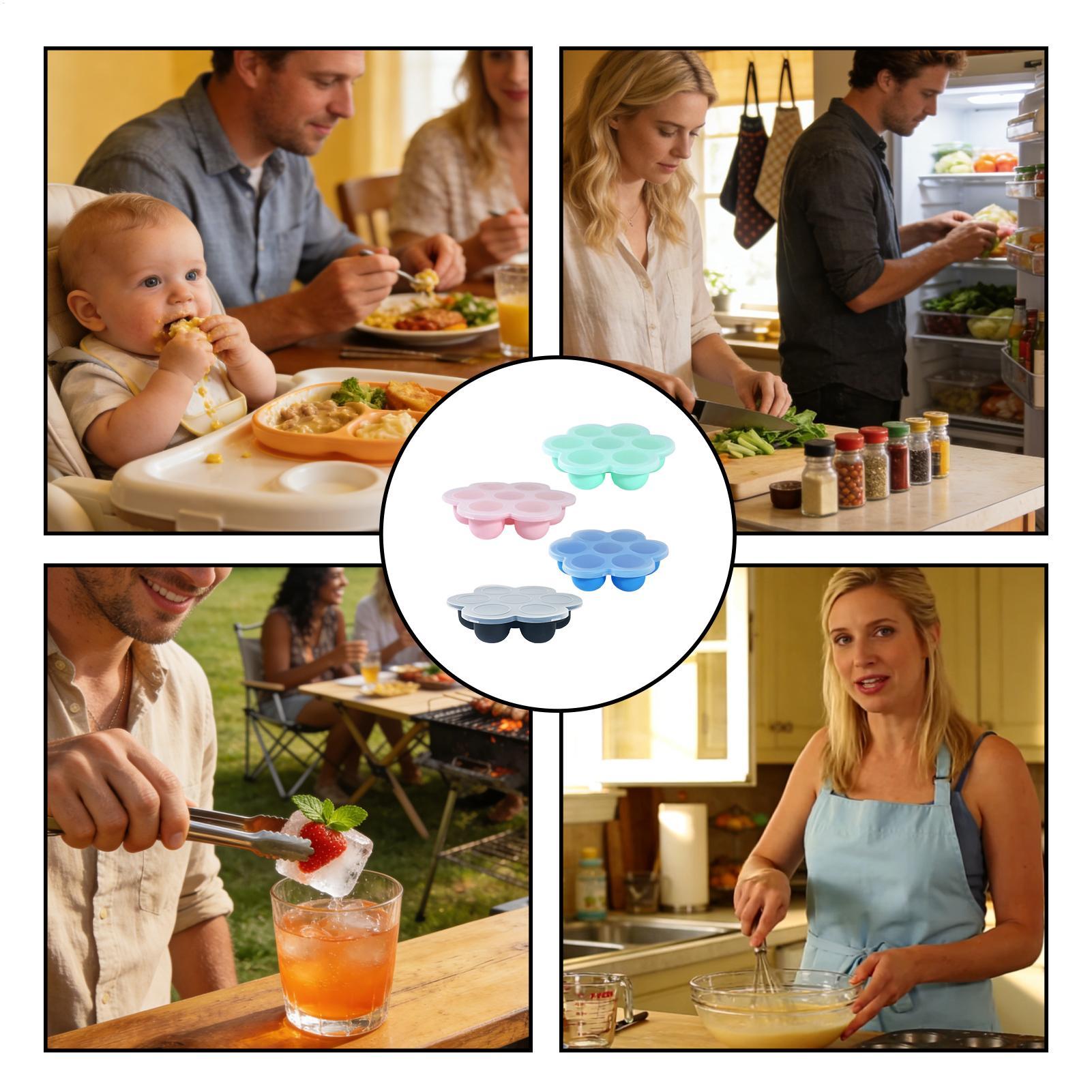 قوالب سيليكون جل قابلة لإعادة  - مراجعة Baby Food Jelly وسعره