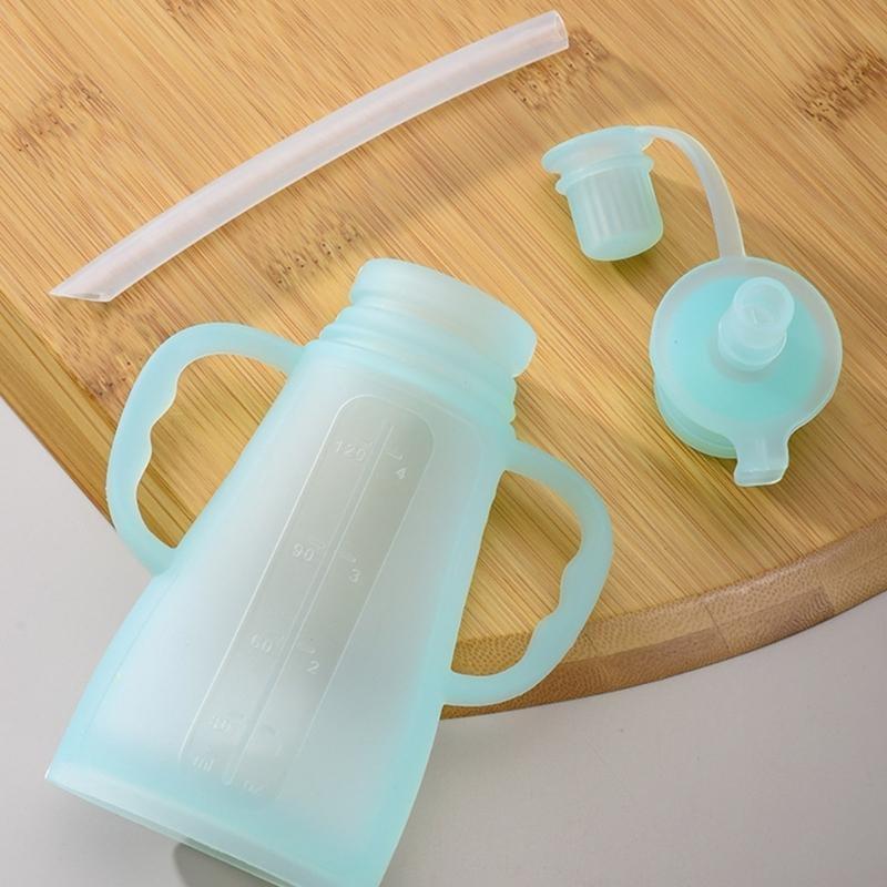 المحمولة مانعة للتسرب سيليكون  - مراجعة Baby Food Pouches Reusable وسعره
