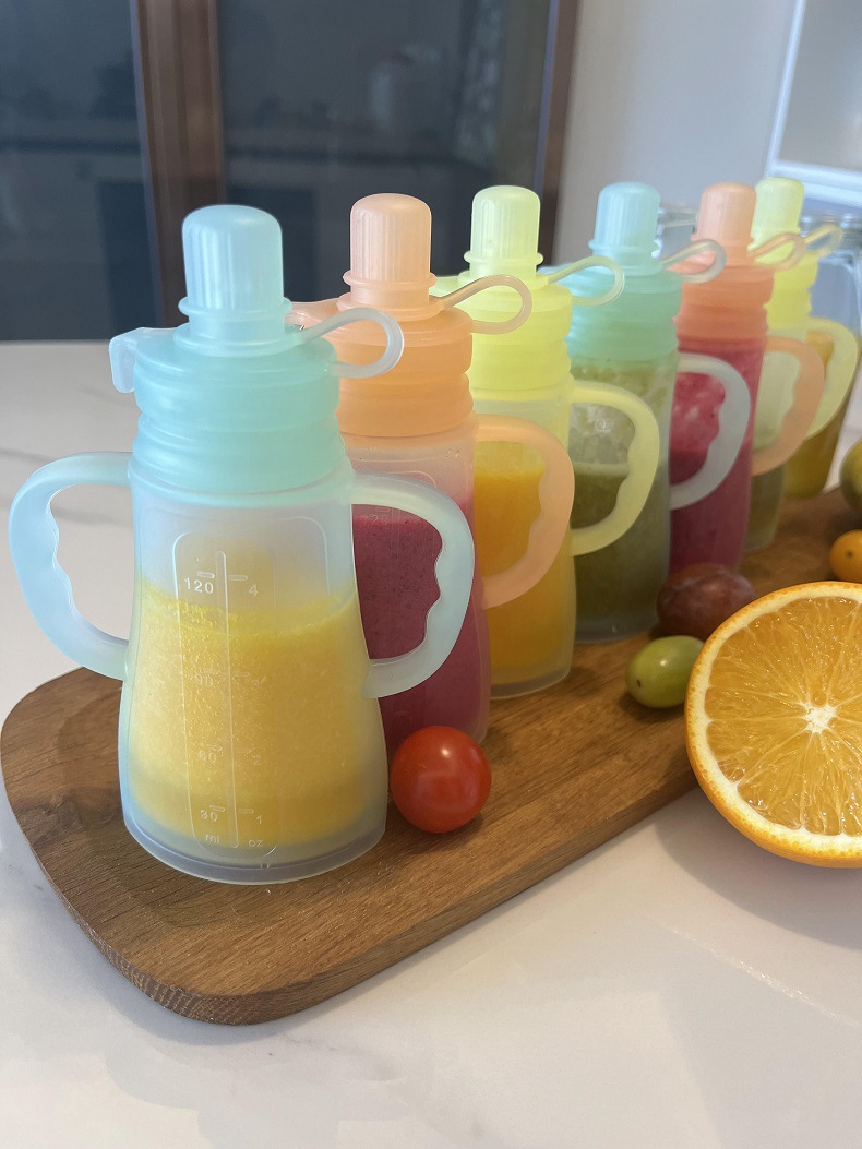حقيبة تخزين حليب الأم الجديدة  - مراجعة Baby Food Pouches Reusable وسعره