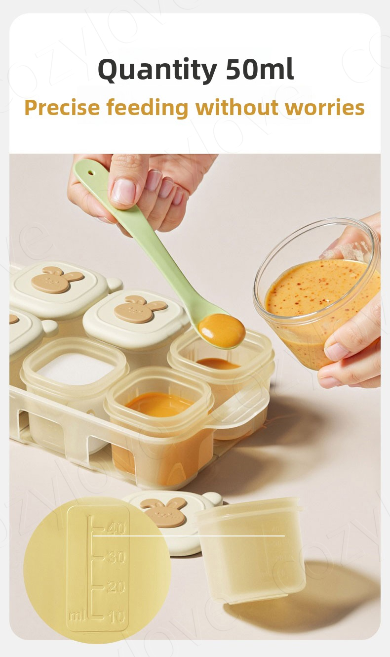 صواني تجميد طعام الأطفال المحم - مراجعة Baby Food Pouches Reusable وسعره
