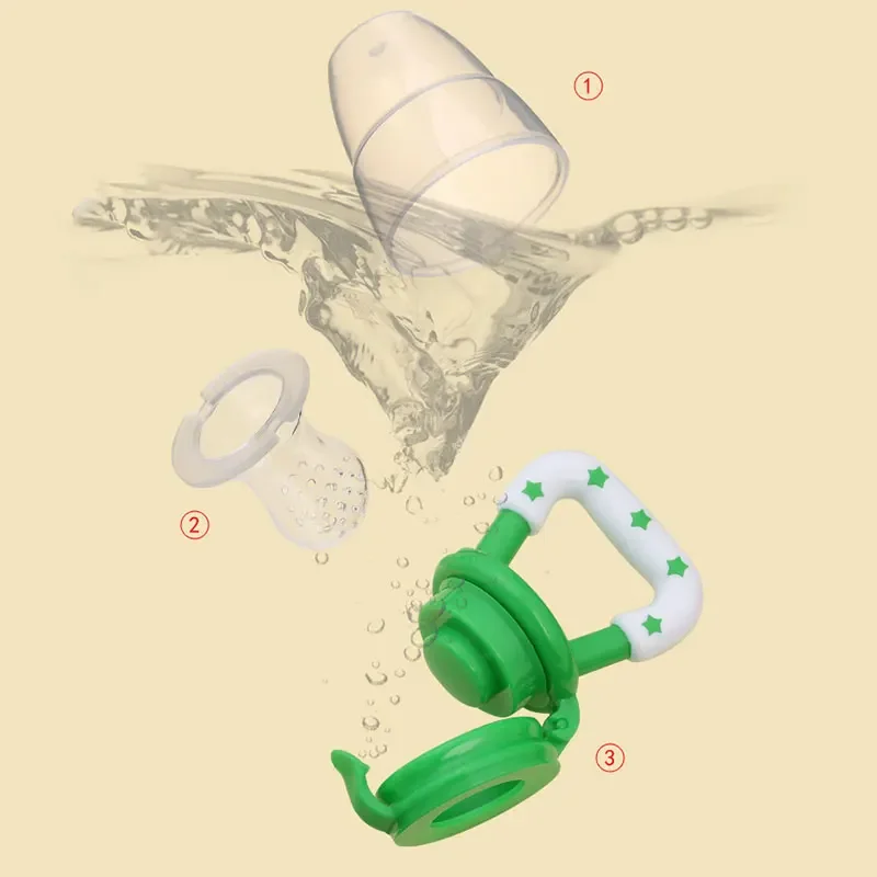 زجاجات حلمة تغذية الفاكهة الله - مراجعة Baby Food Net Feeder وسعره