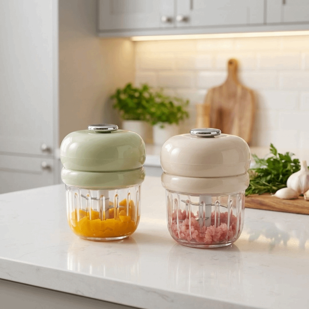 مفرمة ثوم كهربائية 350 مل، لاس - مراجعة Baby Food Maker وسعره