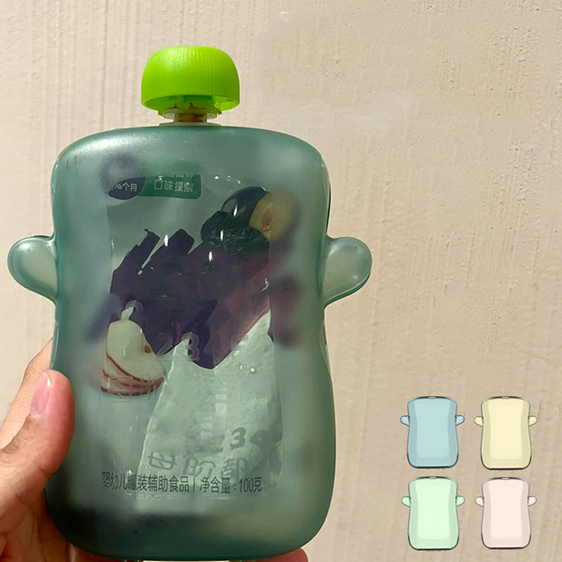 حاوية أطفال ذاتية التغذية قابل - مراجعة Baby Food Pouches Reusable وسعره