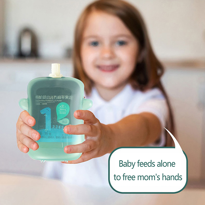 حاوية أطفال ذاتية التغذية قابل - مراجعة Baby Food Pouches Reusable وسعره